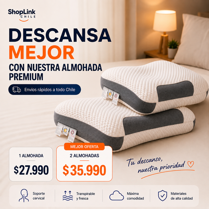 Almohada Cervical Ergonomica 1pcs
